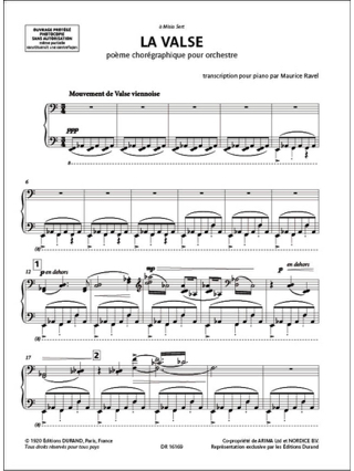 La Valse - RAVEL - Partition - Piano
